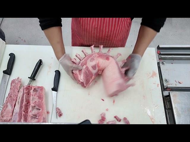 How to make pork crown roast part 2(French style)#Thebutcherslinetv#pork#crown#french