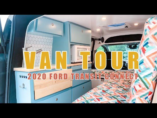 2020 Ford Transit Connect Camper | VAN TOUR