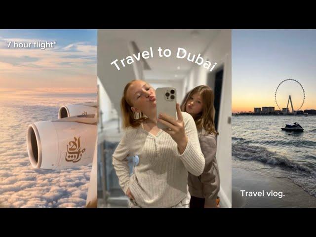 travel with me to Dubai!! *7 hour flight*