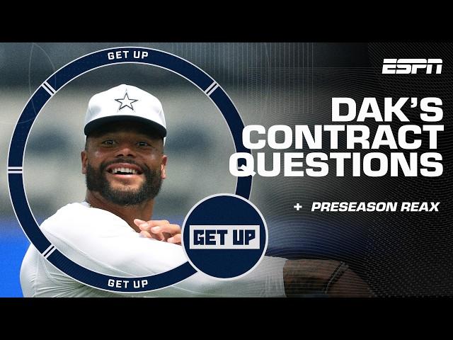 Cowboys will have to 'RESET' if they LOSE Dak Prescott + preseason reactions  | Get Up