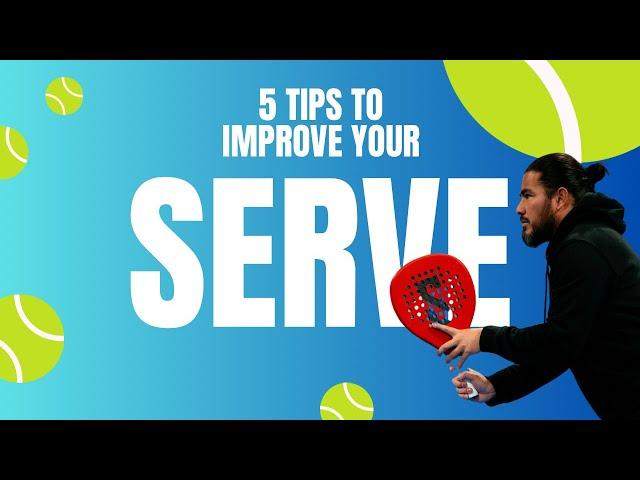 5 tips to improve your serve in 5 minutes! Sneak peak to a real lesson with a customer!