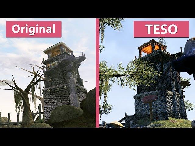 Morrowind – Original (2002) vs. ESO (2017) The Elder Scrolls Online Graphics Comparison