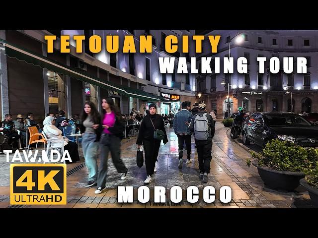 Tetouan 2024 city walking tour ( Morocco 4K UHD )