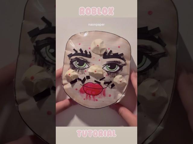 #roblox #로블록스 #tutorial #skincare #baddies #asmr #papercraft #paperdiy #craft #satisfying #squishy