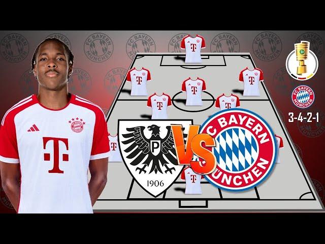 Preußen Münster vs Bayern Munich | BAYERN MUNICH POTENTIAL STARTING LINEUP DFB CUP 2023 MATCH WEEK 1