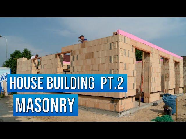 Building a House | part 2 Masonry | house construction documentary | German technology