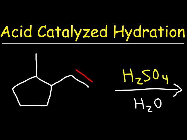 Alkene + H2SO4 + H2O