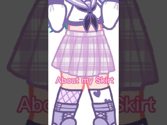MY SKIRT #gacha #gachamods #gachaclub #fyp #gachaneon