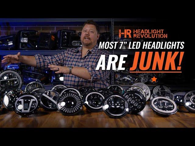 THE BEST 7" Round LED Headlight Shootout Test EVER | Headlight Revolution