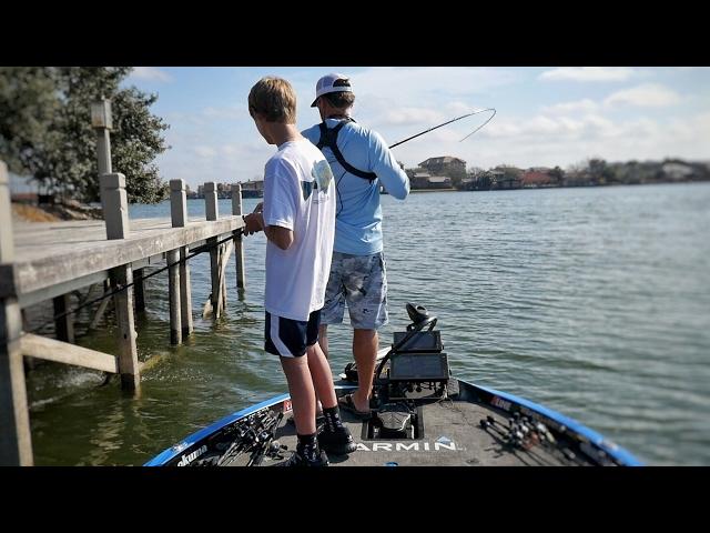 Giant Swimbaits - The 14yr old "Swimbait Kid" shows me something very Special! Bass Fishing on LBJ