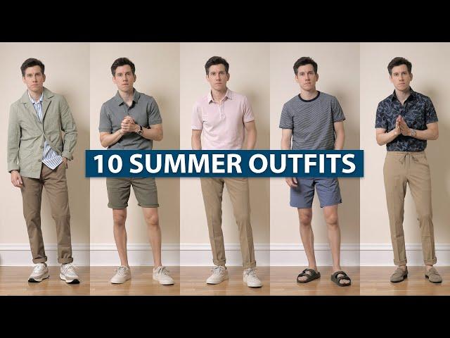 10 Easy Summer Outfits for Guys | Comfy Casual Men's Style