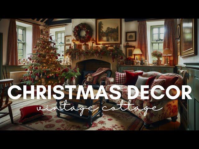 Vintage Cottage-Style Christmas Decor | Timeless Holiday Decorating Ideas