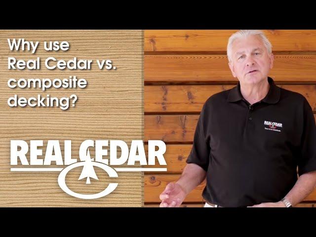 FAQ : Why Use Real Cedar vs Composite Decking? - Realcedar.com