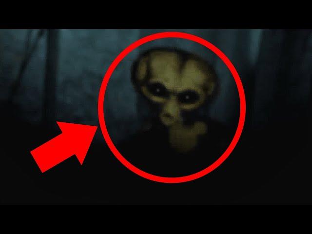 10 Scary Things Caught On Camera : ALIENS