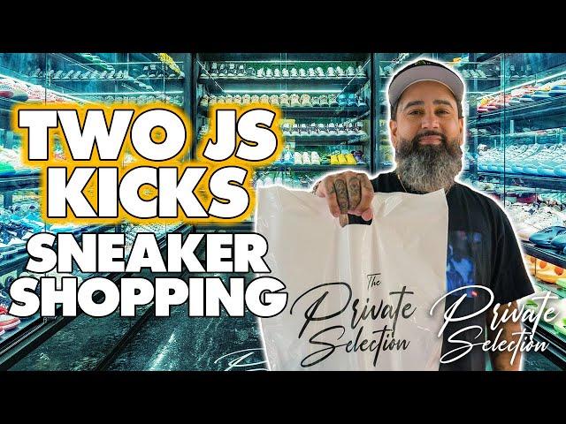 TWO JS KICKS GOES SNEAKER SHOPPING AT PRIVATE SELECTION