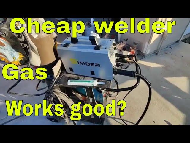 SSimder MIG-250 MIG Welder Review and demo Cheapest welder on the internet?