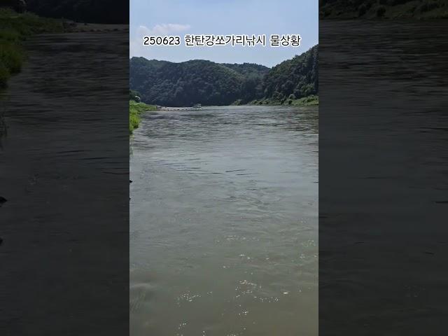 250623 한탄강쏘가리낚시 물상황