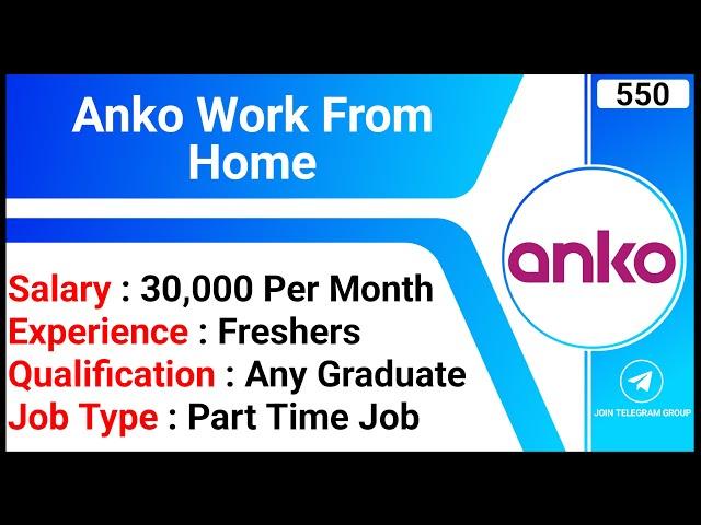 Anko Work From Home | Part Time Jobs | Accounting Jobs | WFH Jobs | Remote Jobs