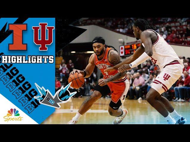 Illinois vs. Indiana | COLLEGE BASKETBALL HIGHLIGHTS | 1/14/25 | NBC Sports