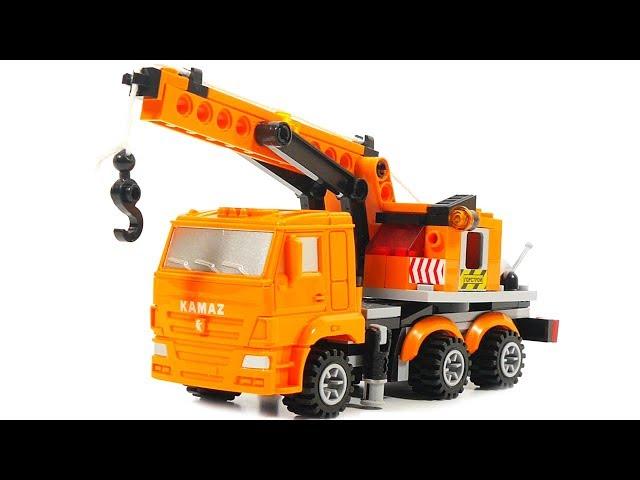 City of Masters 7516 Kamaz truck crane  | Construction playset for LEGO FANS