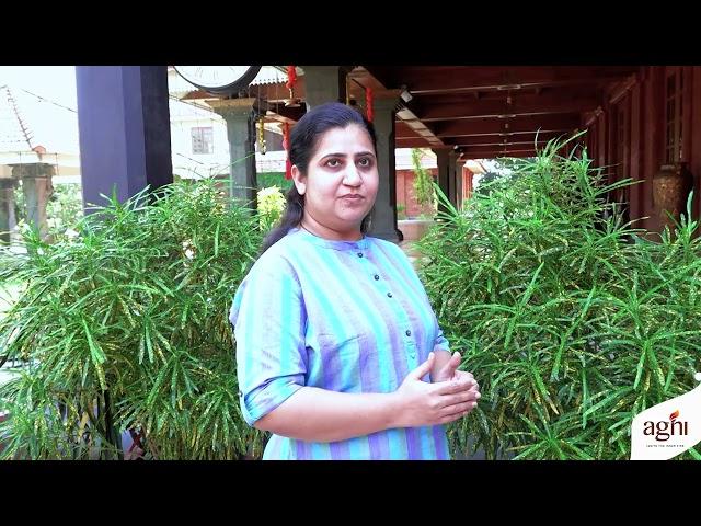 Mrs. Jigna Thobhani speaks about her Experience at Agni Ayurvedic village.