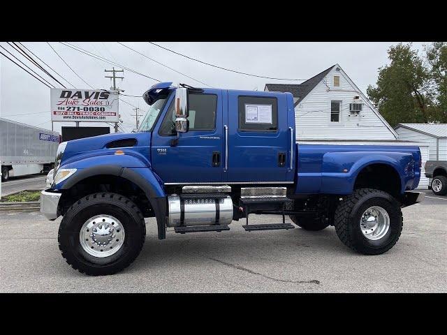 Huge 2005 International CXT 7300 4X4 Monster Truck "WORLD'S BIGGEST LARGEST PRODUCTION PICK UP" WOW!