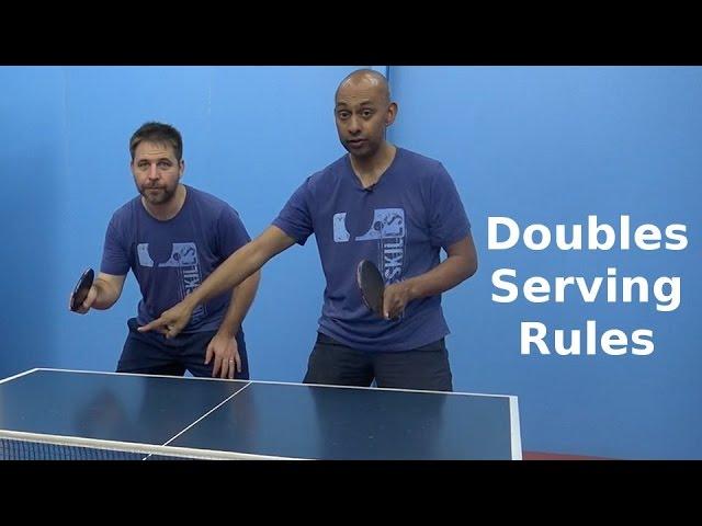 Doubles Serving Rules | Table Tennis | PingSkills