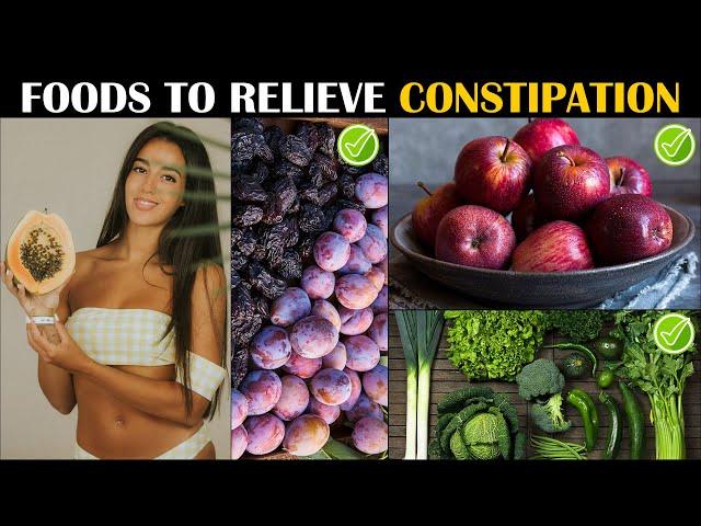 Best Foods To Relieve Constipation |Natural Remedies For Constipation |High Fiber Foods