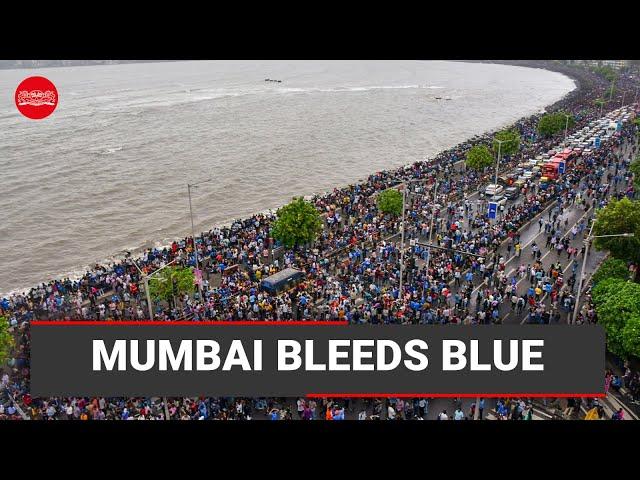 Mumbai bleeds blue as sea of people throng Marine Drive for India's T20 World Cup victory parade