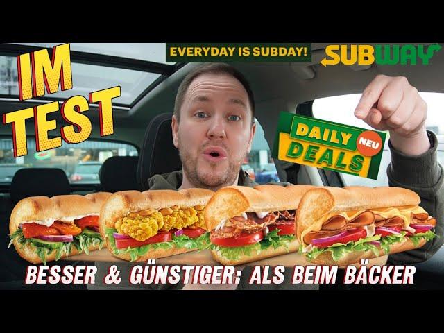 Subway: Alle 4 Daily Deals "2024" Subs im Test