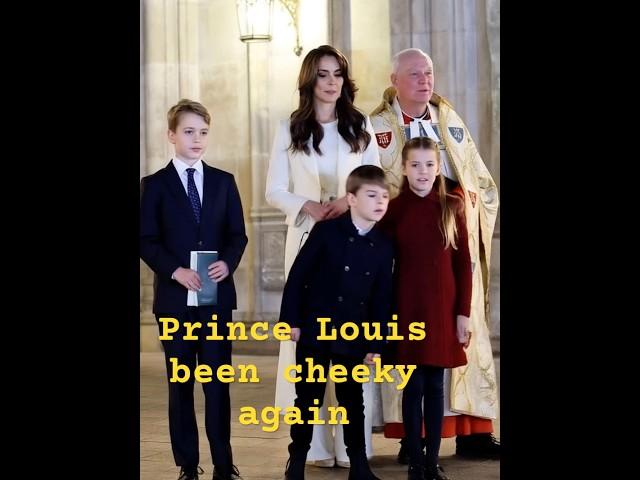 Check out! Prince Louis been cheeky again and again! #britishroyalfamily #katemiddletion
