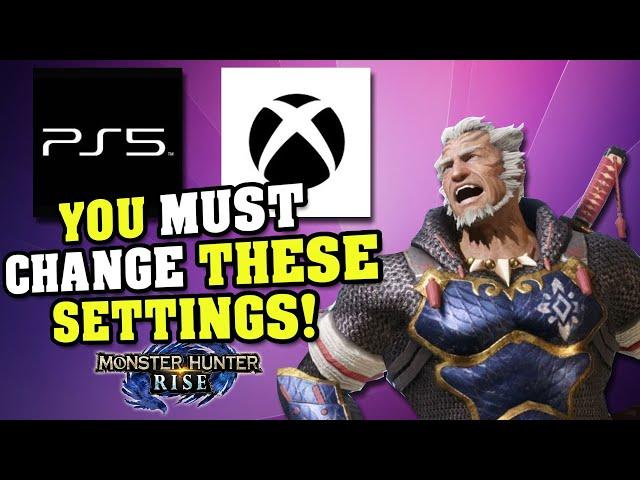 10 Settings you MUST CHANGE on PS5 & Xbox Monster Hunter Rise