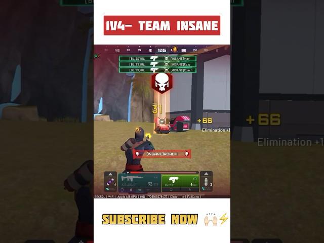 1v4 Team iNSANE ​⁠@teaminsaneesports #indusbattleroyale