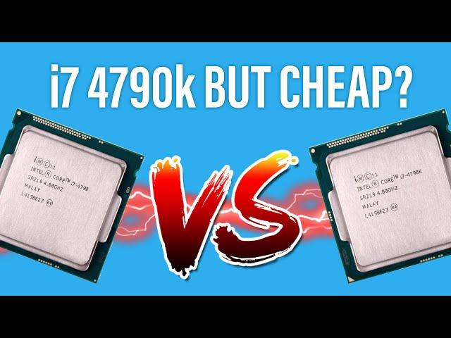 i7 4790 vs i7 4790K + OC in 2020