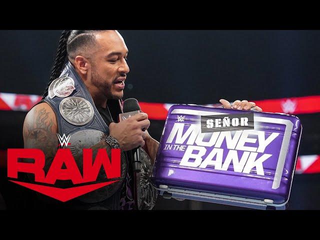 Damian Priest is gifted a new Money in the Bank briefcase: Raw highlights, Sept. 4, 2023