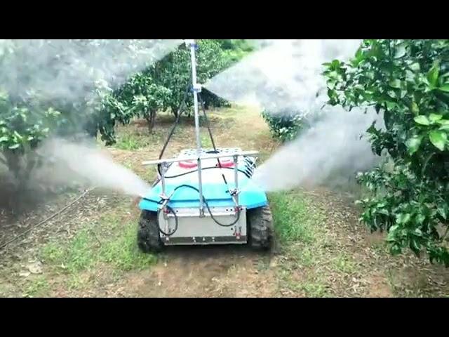 GROUND ROBOT SPRAYER 200Liter pesticide tank, much powerful than 30Liter  Agriculture drone.