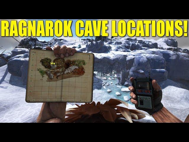 RAGNAROK CAVE LOCATIONS! (How Not To Be A Noob) - Ark:Survival Evolved