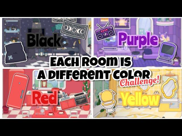 Toca Boca World | Each room is a different color!? #3 | Challange