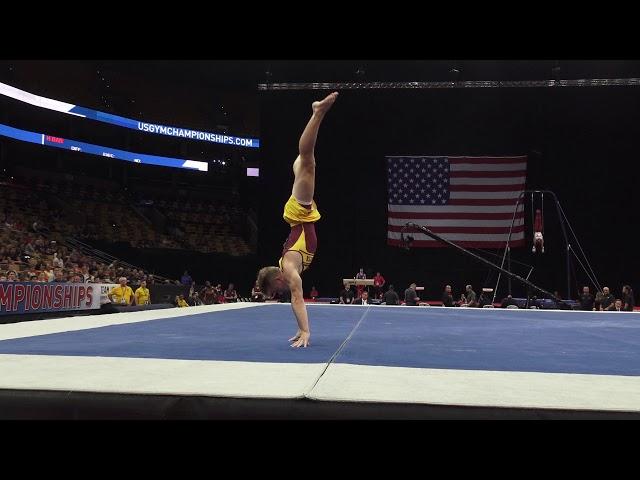 Shane Wiskus – Floor Exercise – 2018 U.S. Gymnastics Championships – Senior Men Day 2