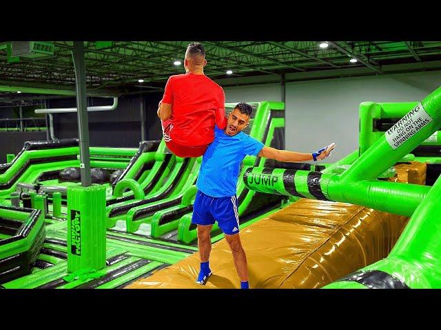 WWE MOVES AT THE INFLATABLE PARK (Full Movie)