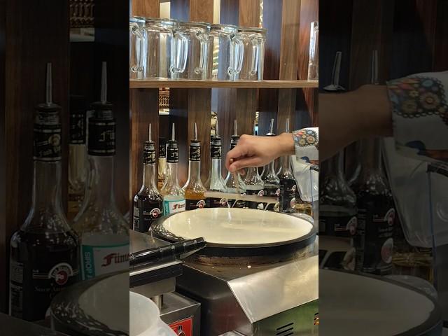 Crepe makeing ️ #crepes #waffles #pancake #shorts