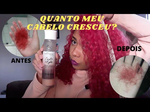 Resultado de crescimento capilar com a linha Cresce Resist Carol Kyoko