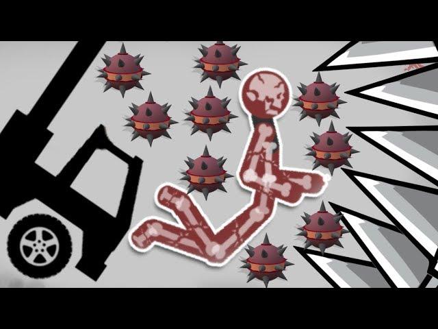 Stickman Dismounting Editor New Level Android/IOS Gameplay