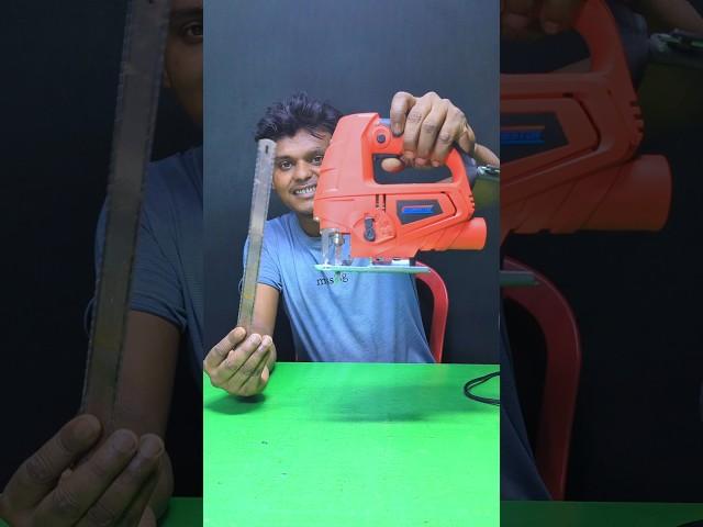 making homemade Jigsaw machine #shots #project #experiment #sujanexperiment