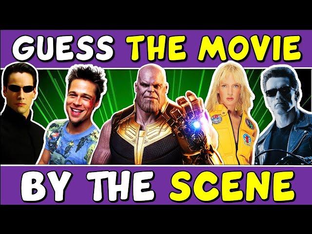 Guess The "MOVIE BY THE SCENE" QUIZ!  | CHALLENGE/ TRIVIA