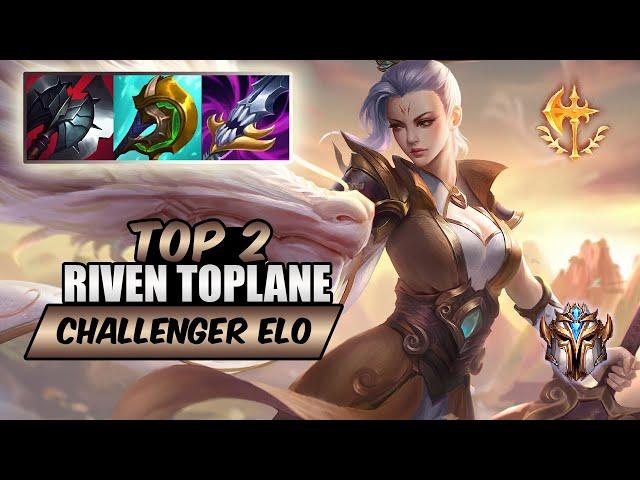 Wild Rift Riven top 2 toplane - S13 rank game + build