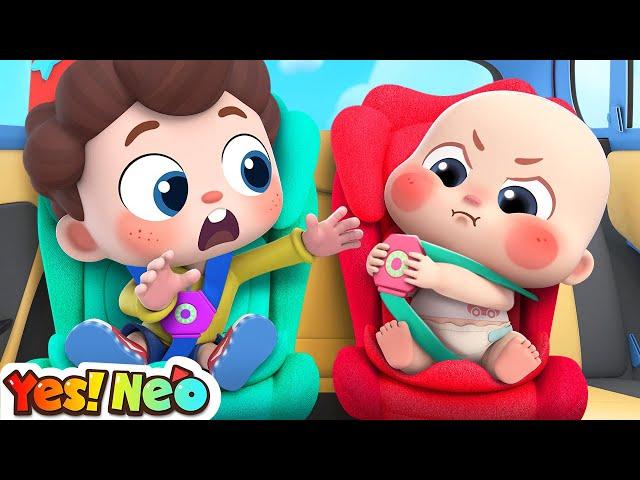 Let's Buckle Up | Safety Rules In The Car | Newborn Baby | Nursery Rhymes & Kids Songs | Yes! Neo