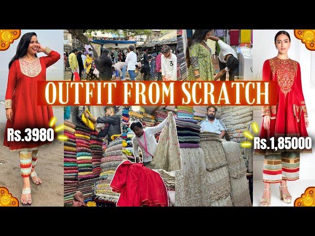 कुर्ला मार्केट- KURLA CHINA MARKET | Diwali Dress | Outfit from Scratch | Street Shopping in Mumbai