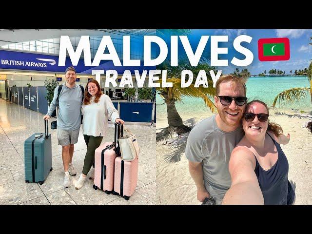 MALDIVES TRAVEL DAY VLOG! ️ Flying British Airways London to Malé  Boeing 777 Economy Review