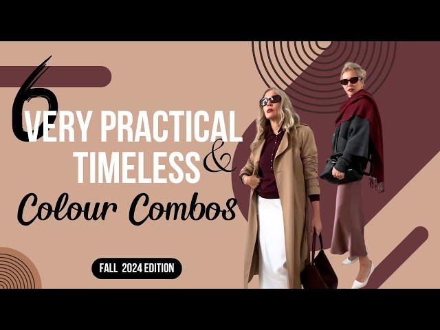 6 Very Practical &Timeless Fall Color Combos for Every Woman/ Inspired by Latest Color Trends